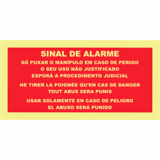 SINAL DE ALARME