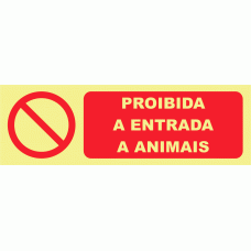 PROIBIDA A ENTRADA A ANIMAIS