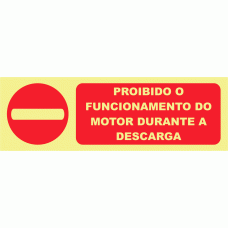 PROIBIDO O FUNCIONAMENTO DO MOTOR DURANTE A DESCARGA