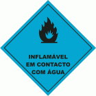 INFLAM&Aacute;VEL EM CONTACTO COM &Aacute;GUA