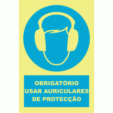 Obrigat&oacute;rio  usar auriculares de protec&ccedil;&atilde;o 