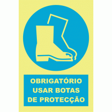 Obrigat&oacute;rio usar botas de protec&ccedil;&atilde;o 