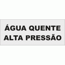 ÁGUA QUENTE ALTA PRESSÃO