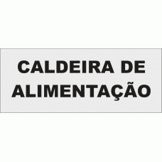 CALDEIRA DE ALIMENTAÇÃO