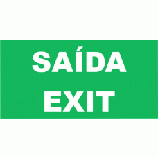 SAÍDA (LEGENDA EM INGLÊS)