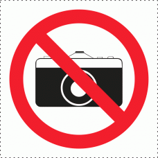 PROIBIDA A ENTRADA COM MÁQUINAS FOTOGRÁFICAS